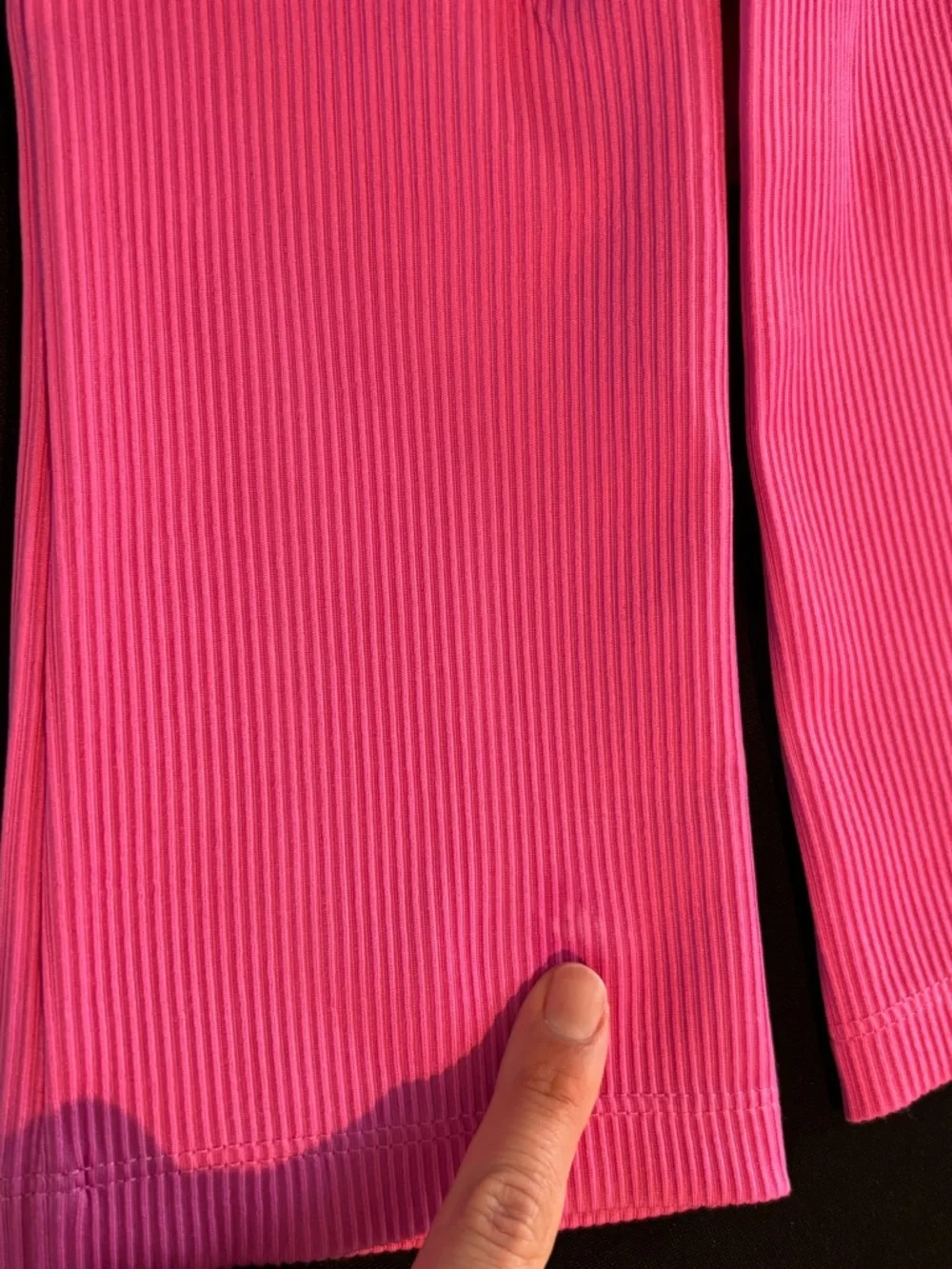 Nike Baby Girls' Quarter-Zip Top and Leggings 2-Piece Set Hot Pink 18 Months - Picture 6 of 6